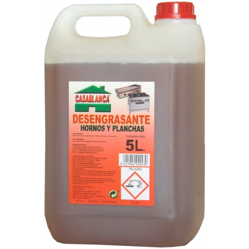DESENGRASANTE DE HORNOS Y PLANCHAS DE 5L